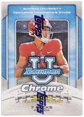 2022 Bowman Chrome University Football BLASTER/VALUE Box